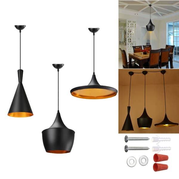 Detaljer om moderne industrielle lysekroner hængende loftslampe