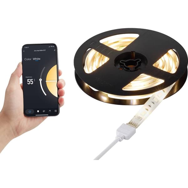RGBW Tuya-App Stripes SY-4755426 LED-ljuslist med kontakt 230 V 2 m RGBW, Varmvit, Kallvit 1 st