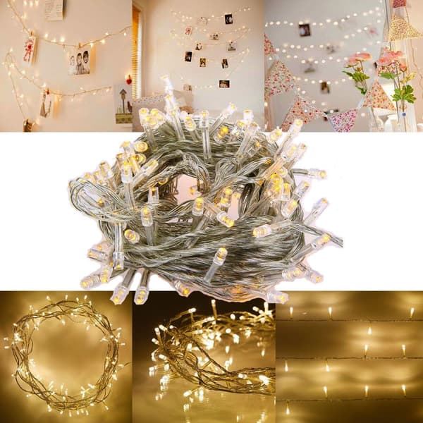 10M 100 LED Fairy String joulukuusen juhlavalot lamppu Xmas Decor vedenpitävä