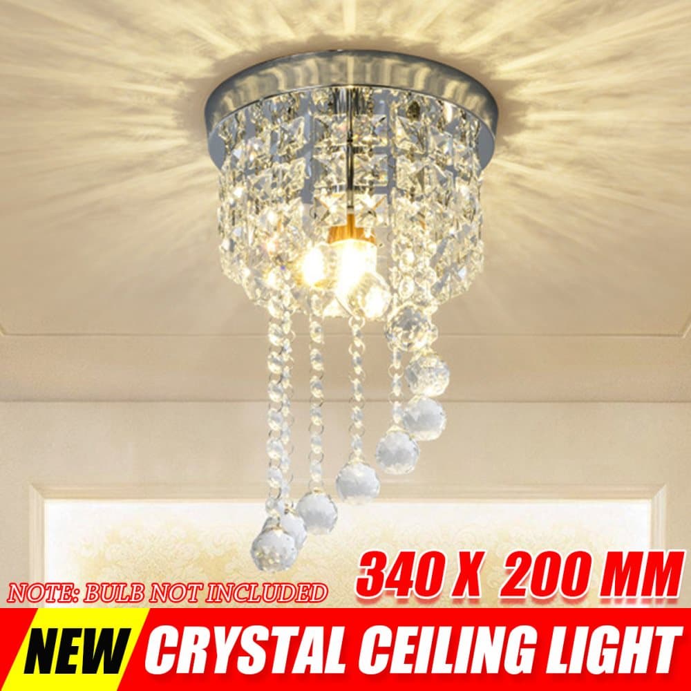 (Glödlampa ingår ej) Kristallkronor Kristall taklampa för sovrum hall Vardagsrum