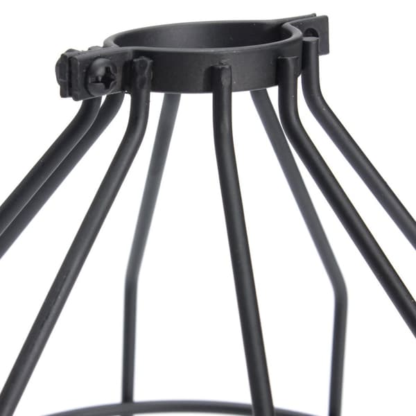 Industriell Retro Vintage hängande bar metall tak ljus hängande lampskärm bur