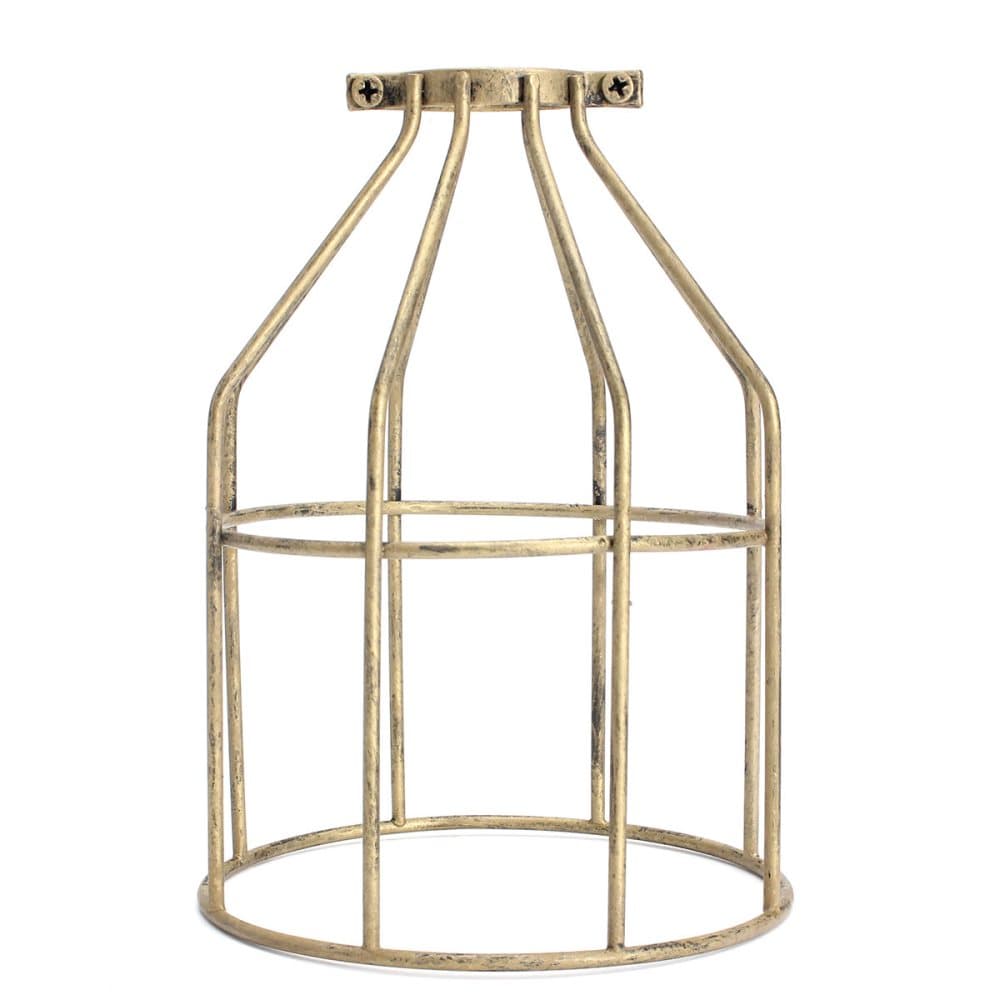 Industriell Retro Vintage hängande bar metall tak ljus hängande lampskärm bur