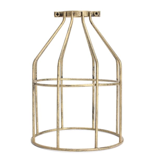Industriell Retro Vintage hängande bar metall tak ljus hängande lampskärm bur