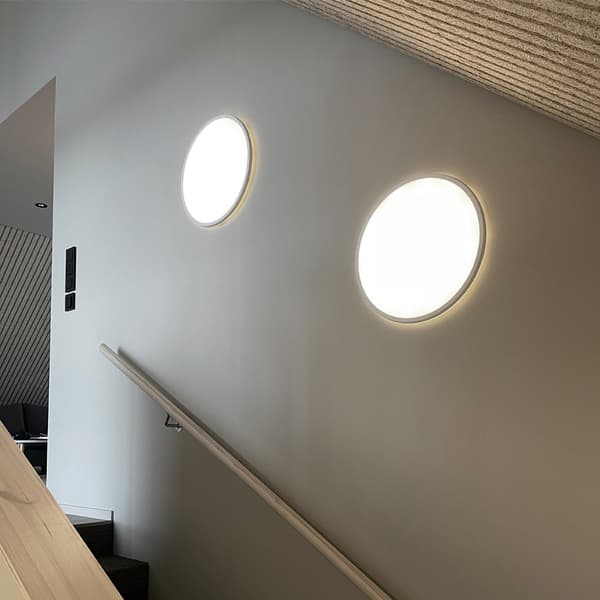 Namron Taklampe Mira LED 424 IP54 Sensor Hvit