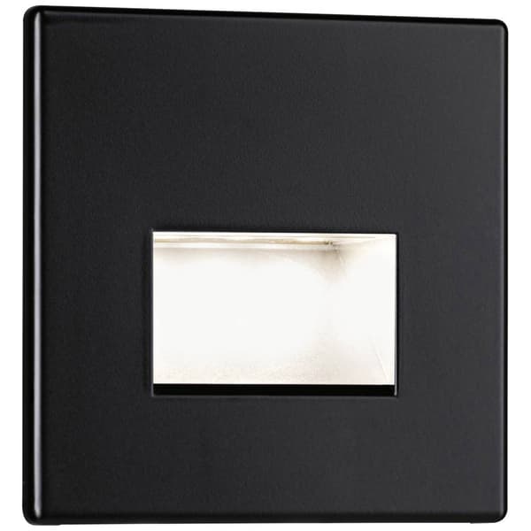 Paulmann 93094 Wand EBL Edge Inbyggd LED-väggbelysning LED Svart (matt) Svart