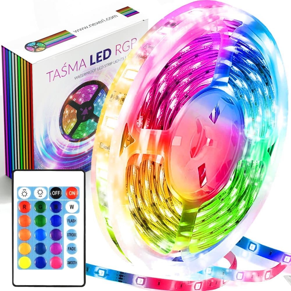 LED-ljusslinga RGB 5m Vattentät Multifärg