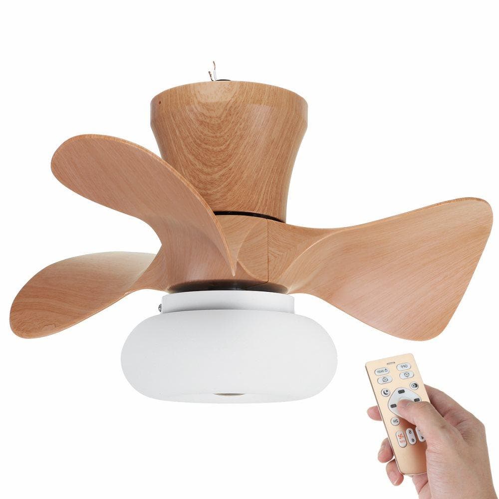 Insma Taklampa, Ã55cm dimbar takfläkt med 6 vindhastigheter och LED-ljus APP-kontroll med fjärrkontroll