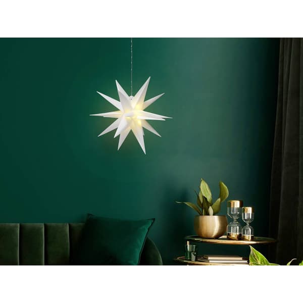Sygonix SY-5149666 Julstjärna Varmvit LED Timer