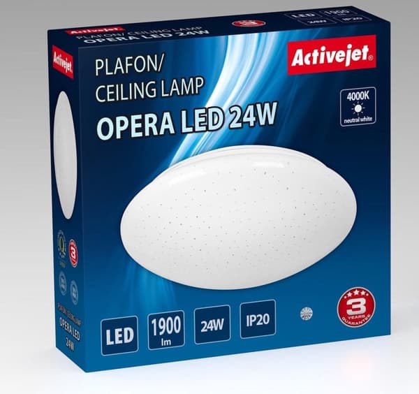 Moderne LED loftslampe Activejet OPERA LED 24W