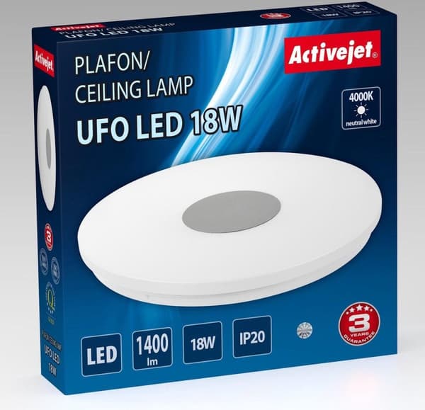 Modern LED-takplafond Activejet UFO LED 18W