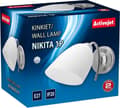 Miniatyrbillede 1 af 7: Klassisk enkelt væglampe Activejet NIKITA nikkel E27 til stuen