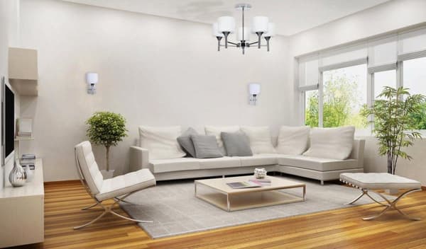 Activejet Classic enkel vägglampa - MIRA krom E27 för vardagsrummet