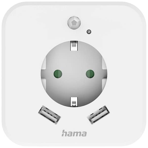 Hama 00223498 LED-nattlampa med rörelsedetektor LED Dagsljusvitt Vit
