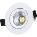 Miniatyrbilde 4 av 7: Namron Alfa reflektor 360-tilt Downlight 8W matt hvit 4000K