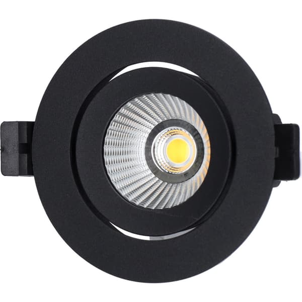 Namron Alfa reflektor Downlight WarmDim 10W matt sort