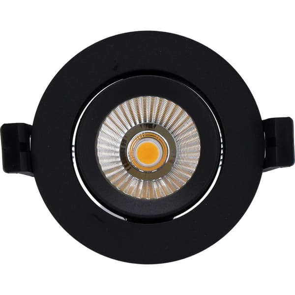 Namron Alfa reflektor 360-tilt Downlight 8W matt sort 4000K