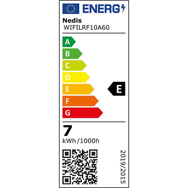 Nedis SmartLife WiFi LED-pære, E27, varm hvid, 806 lm