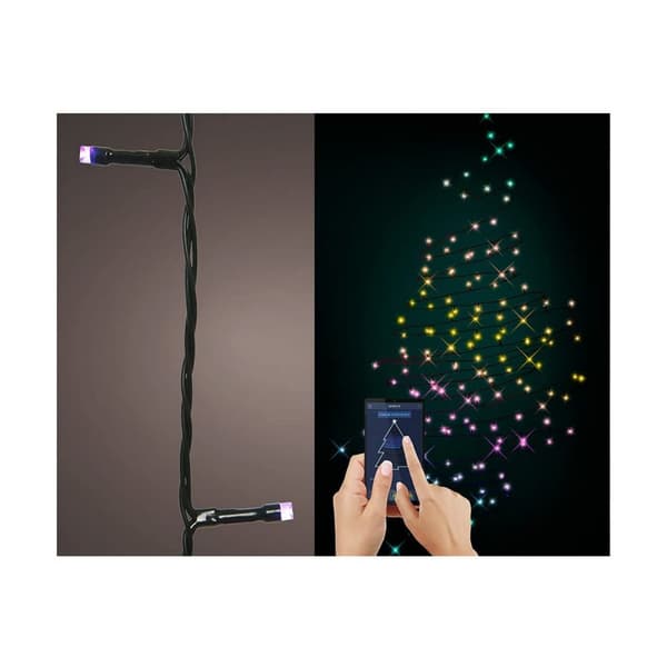 LED-krans Lumineo Multicolour
