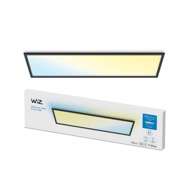 WiZ smart LED-panel, sort, 30 x 120 cm