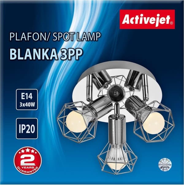 Activejet AJE-BLANKA 3PP taklampa