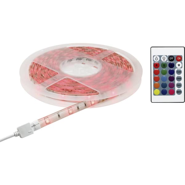 Sygonix SY-5224780 LED-list bas-set med kontakt 230 V 3 m RGB 1 st