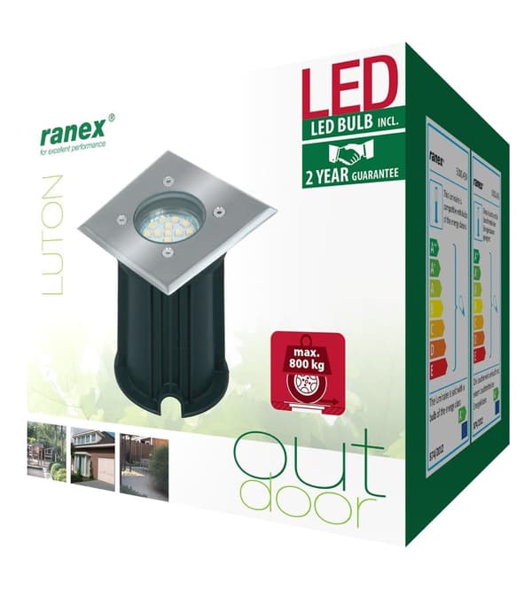 Ranex RA-0158620 Led Ground Spot 3 W 230 Lm 3000 K