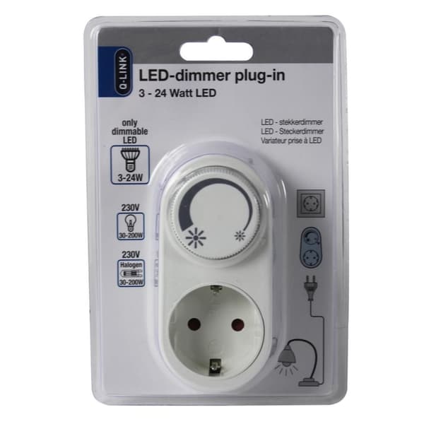 Q-Link Universal Plug Dimmer Led 3-24w