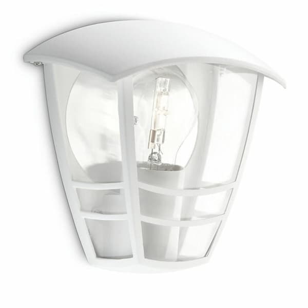 Seinävalo Philips Creek 19,5 cm Valkoinen Metalli Alumiini A+ E27
