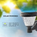 Miniatyrbild 4 av 4: V-TAC 93575 VT-969 Solcells-väggbelysning LED 0.80 W Svart