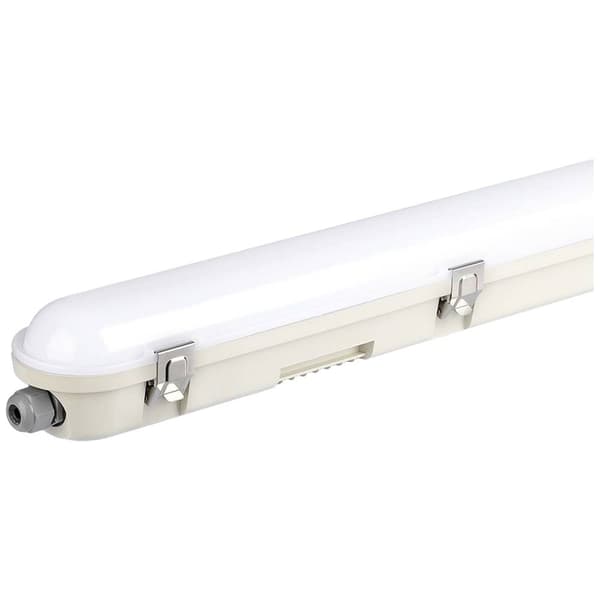 V-TAC VT-120136E-N Våtrumsbelysnings-vägglampa LED 36.00 W Dagsljusvitt Flussglas