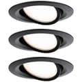 Miniatyrbild 1 av 4: Paulmann 93080 Set Nova Plus LED-inbyggnadsbelysning LED 18 W Svart