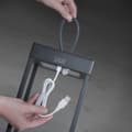 Miniatyrbilde 4 av 9: Konstsmide Ravello Oppladbar Lykt 30cm Sort