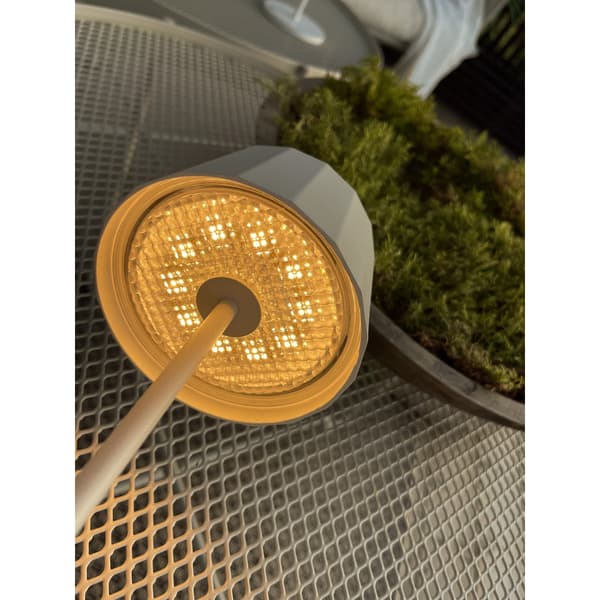 Konstsmide Positano Oppladbar Bordlampe Hvit