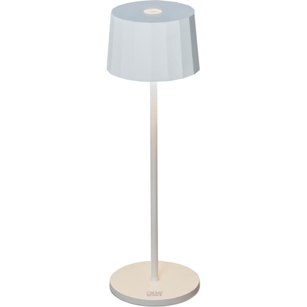 Konstsmide Positano Oppladbar Bordlampe Hvit