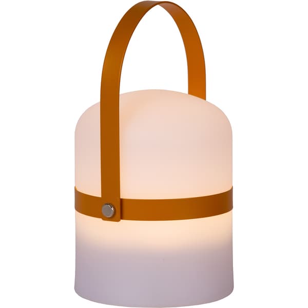 Lucide Little Joe Oppladbar Bordlampe 10cm IP44 Hvit/Brun