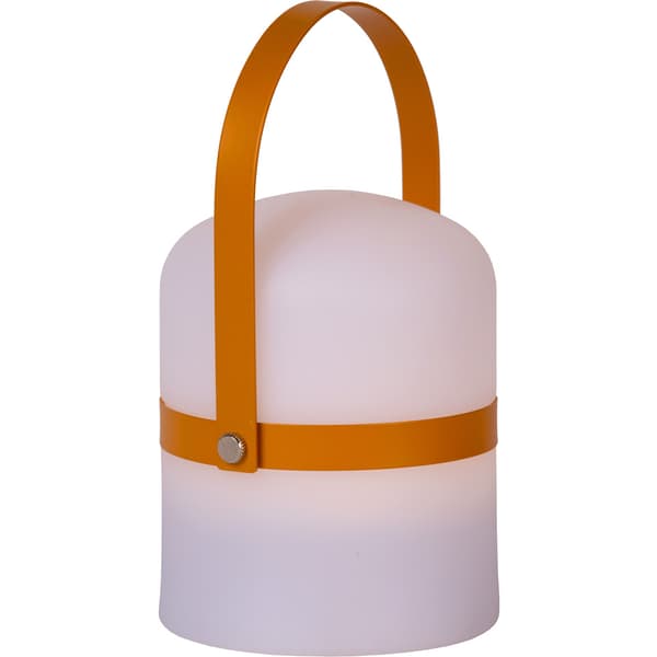 Lucide Little Joe Oppladbar Bordlampe 10cm IP44 Hvit/Brun