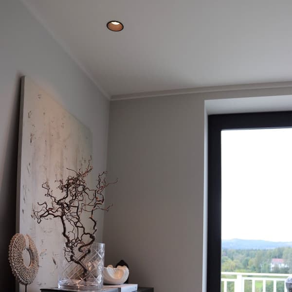 Namron Alfa Soft Trimless Downlight 10W matt sort