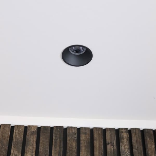 Namron Alfa Soft Trimless Downlight 10W matt sort