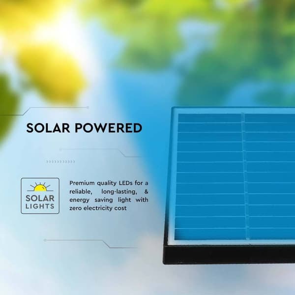 V-TAC 6662 VT-952 Solcells-trädgårdbelysning LED 2.00 W Svart