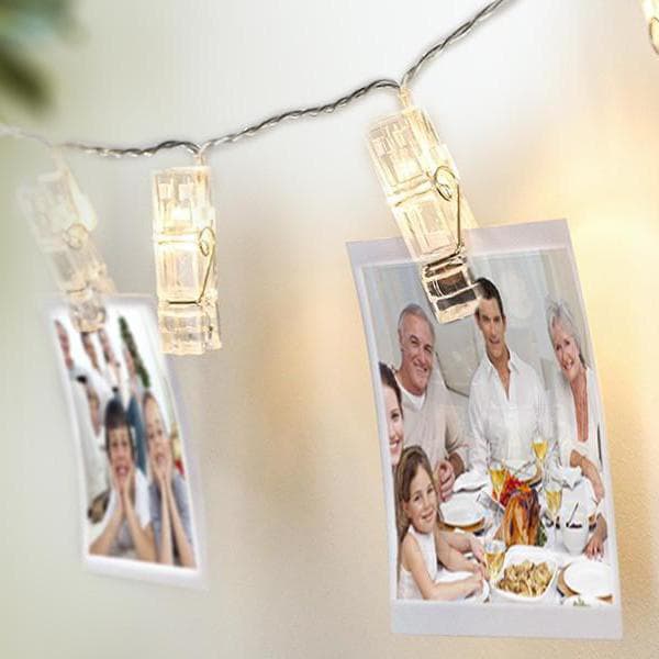 EVE - Hängande fotoklämma med Fairy Light-pinnar