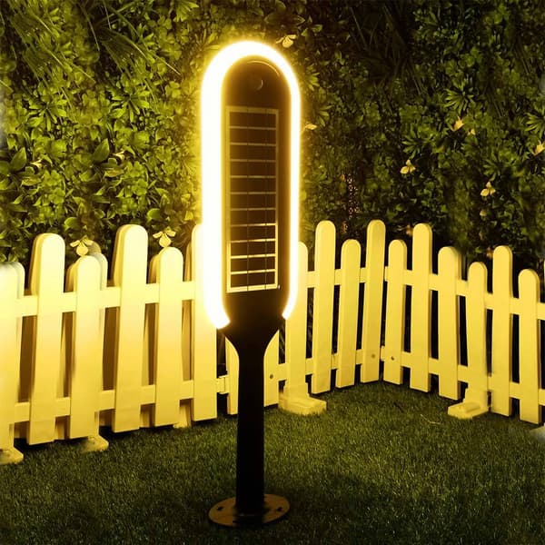 V-TAC 6665 VT-945 Solcells-utomhusmarkbelysning med rörelsedetektor LED 5.00 W Vit, Svart