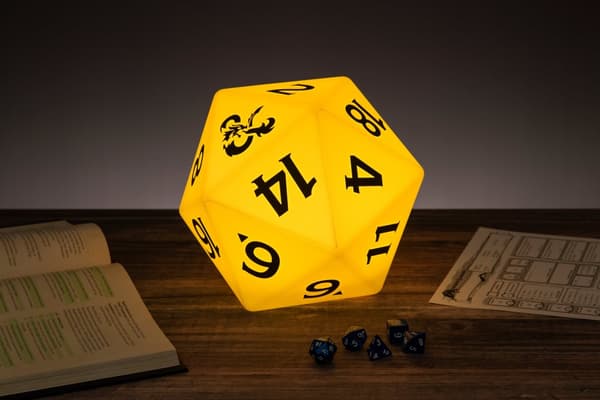 Paladone - D20 färgskiftande strålkastare - USB-driven