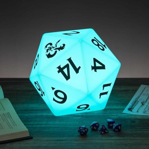 Paladone - D20 färgskiftande strålkastare - USB-driven