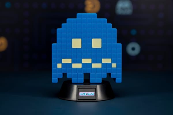 Pac-Man - ikonlampa för blått spöke