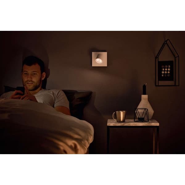 Philips Star WarmGlow LED -spotbelysning, 4,5 W, hvid