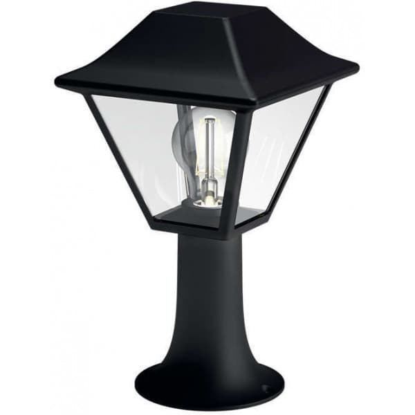 Philips Alpenglow - stolpelampe, E27, sort, kort Sort