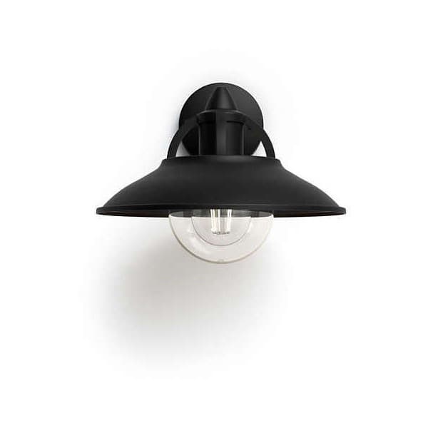 Philips Skarvandt facadebelysning, sort, E27