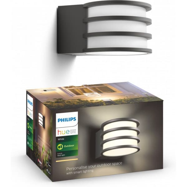 Philips Lucca HUE Outdoor hvid - smart væglampe