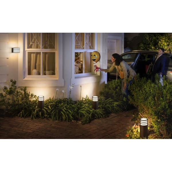 Philips Lucca HUE Outdoor hvid - smart væglampe