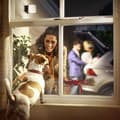 Miniatyrbillede 8 af 11: Philips Lucca HUE Outdoor hvid - smart væglampe
